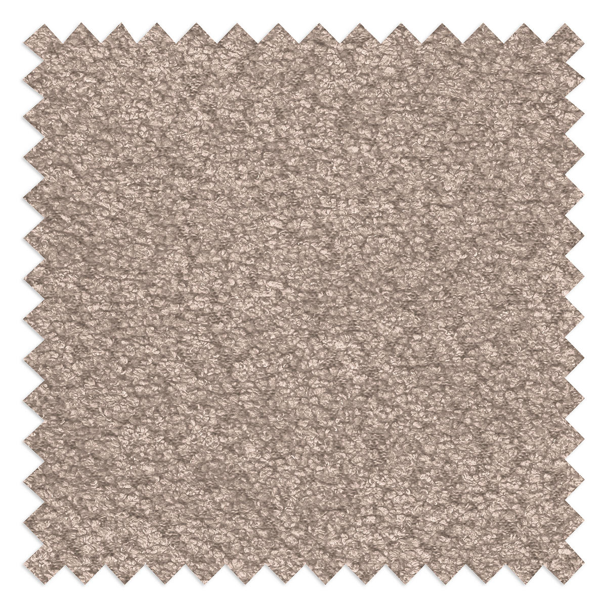 ECKSOFA Luki Taupe Bouclé  - Taupe/Schwarz, Design, Kunststoff/Textil (233/142cm) - Livetastic