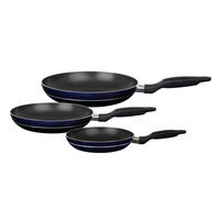 PFANNENSET TEMPTURA 3-teilig  - Blau, Basics, Metall - GSW