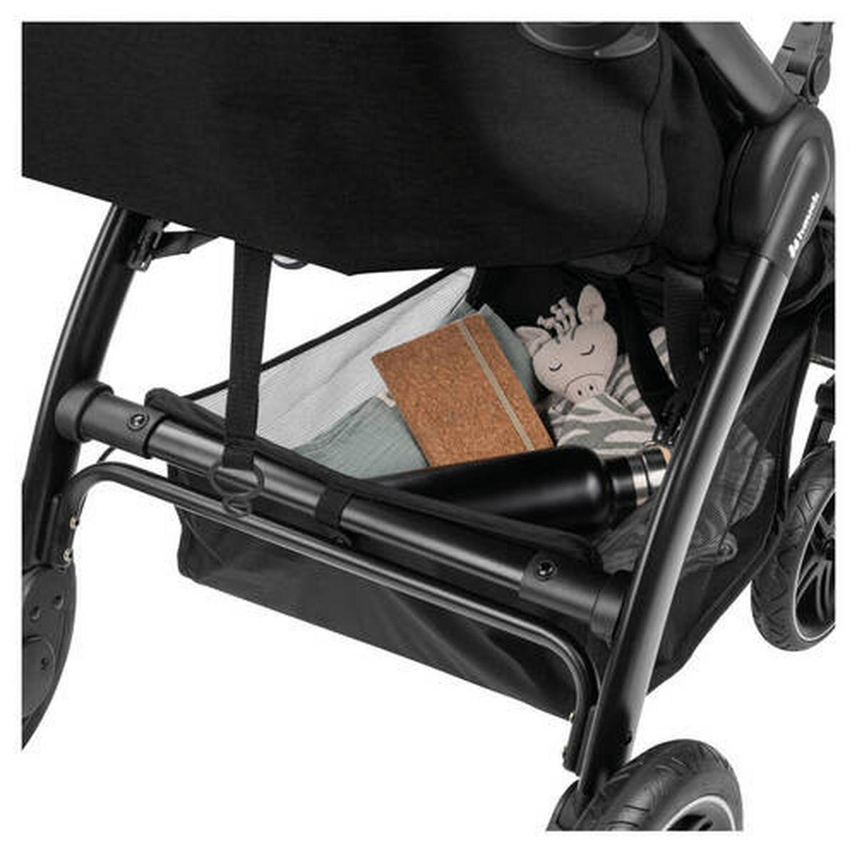BUGGY Uptown  - Schwarz, Basics, Kunststoff/Textil (59.5/107/85cm) - Hauck