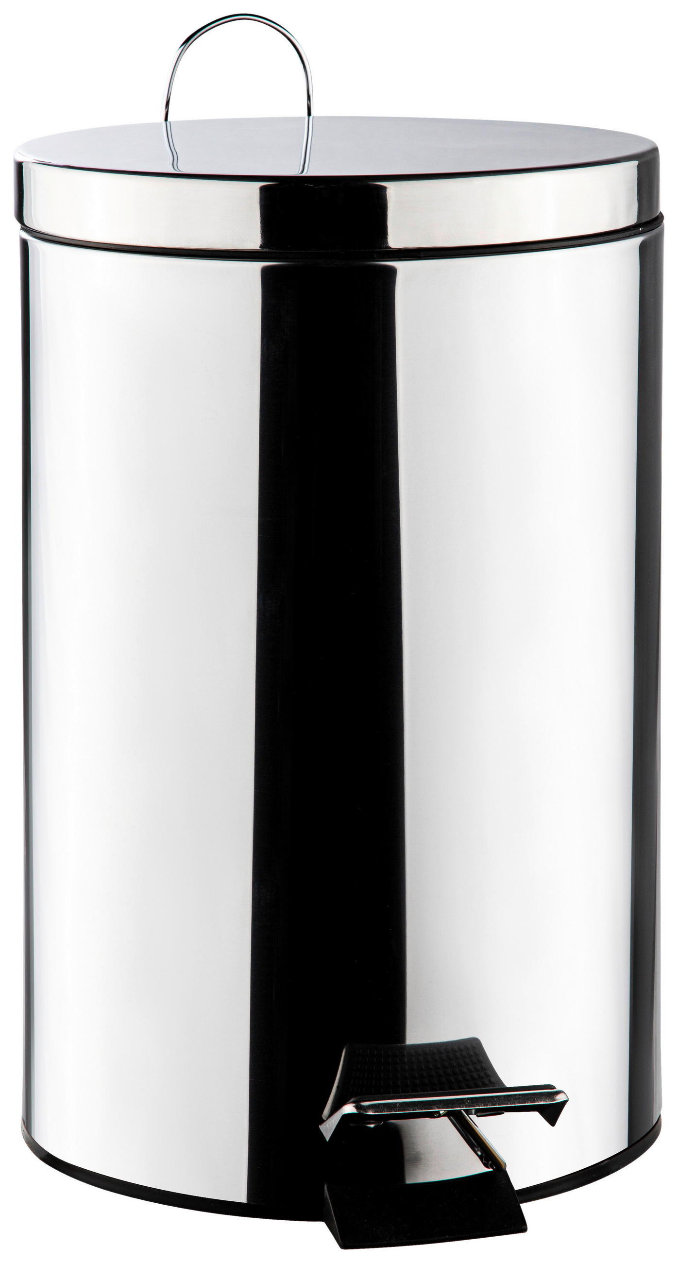TRETEIMER 12 L  - Silberfarben, Basics, Metall (25/40/25cm)