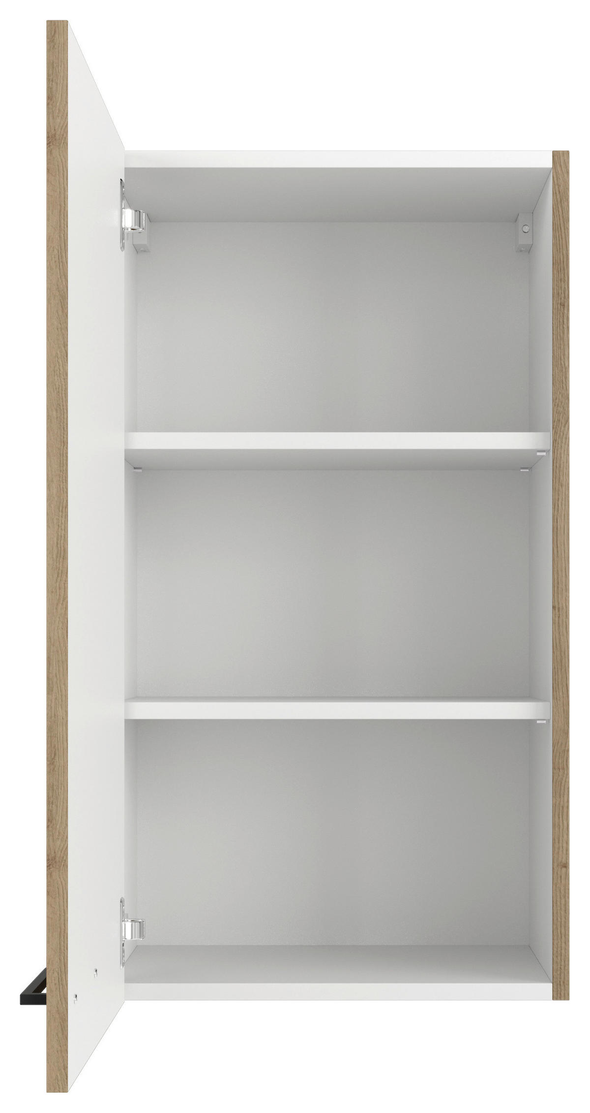 KÜCHENOBERSCHRANK 50/89/32 cm  in Eiche Artisan  - Schwarz/Eiche Artisan, KONVENTIONELL, Holzwerkstoff/Metall (50/89/32cm) - FlexWell