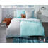BETTWÄSCHE Makosatin Blau, Grau 135/200 cm - Blau/Grau, Design, Textil (135/200cm) - Novel