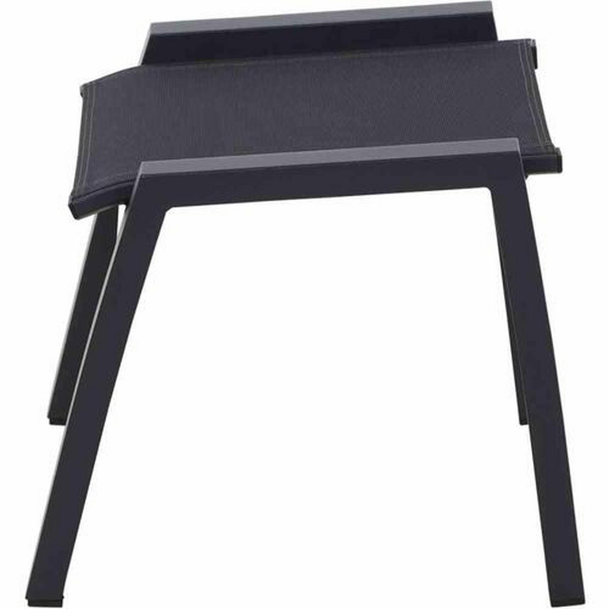 GARTENHOCKER  - Anthrazit/Grau, Design, Textil/Metall (54/42/60cm) - Ambia Garden