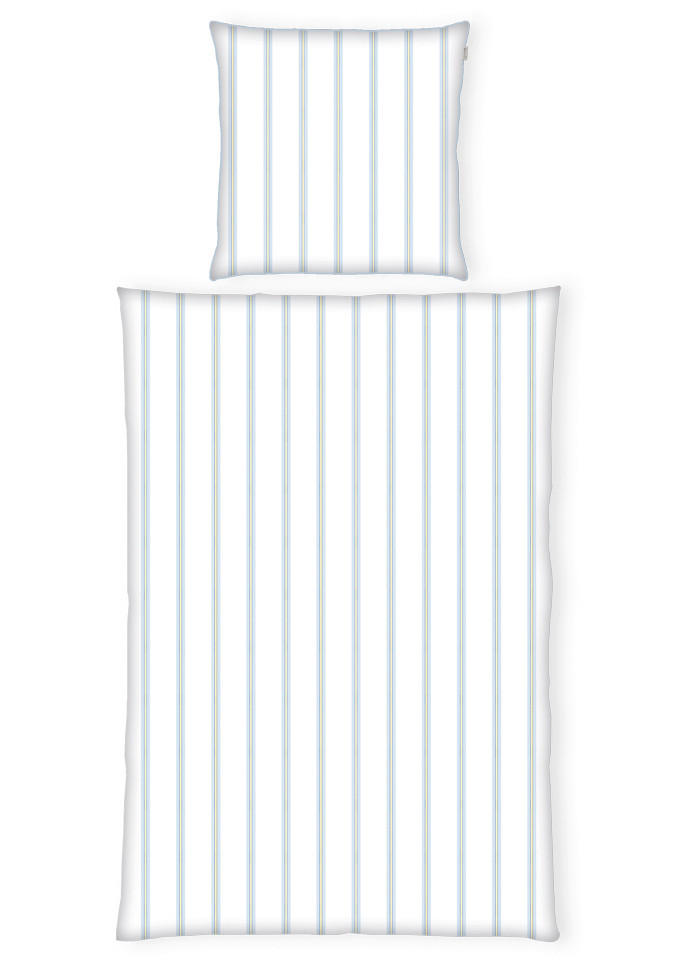 Thumbnail - Tom Tailor Wendebettwäsche, Gelb, Hellblau, Textil, Streifen, 155x220 cm, pflegeleicht, Schlaftextilien, Bettwäsche, Bet...