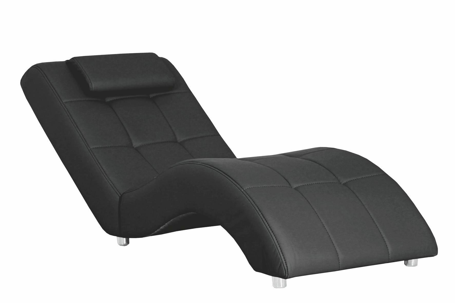 Landscape RELAXLIEGE Lederlook Schwarz 
