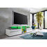 TV-ELEMENT Weiß - Silberfarben/Schwarz, Design, Holzwerkstoff/Kunststoff (160/42/50cm) - Carryhome