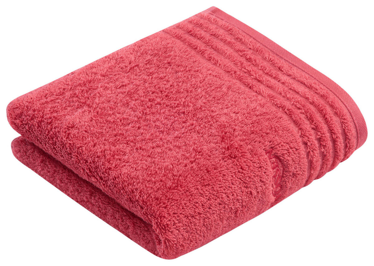 HANDTUCH 110/60 cm Vienna Style Supersoft NOS Vossen Wäsche Rosa  - Rosa, Basics, Textil (110/60cm) - Vossen