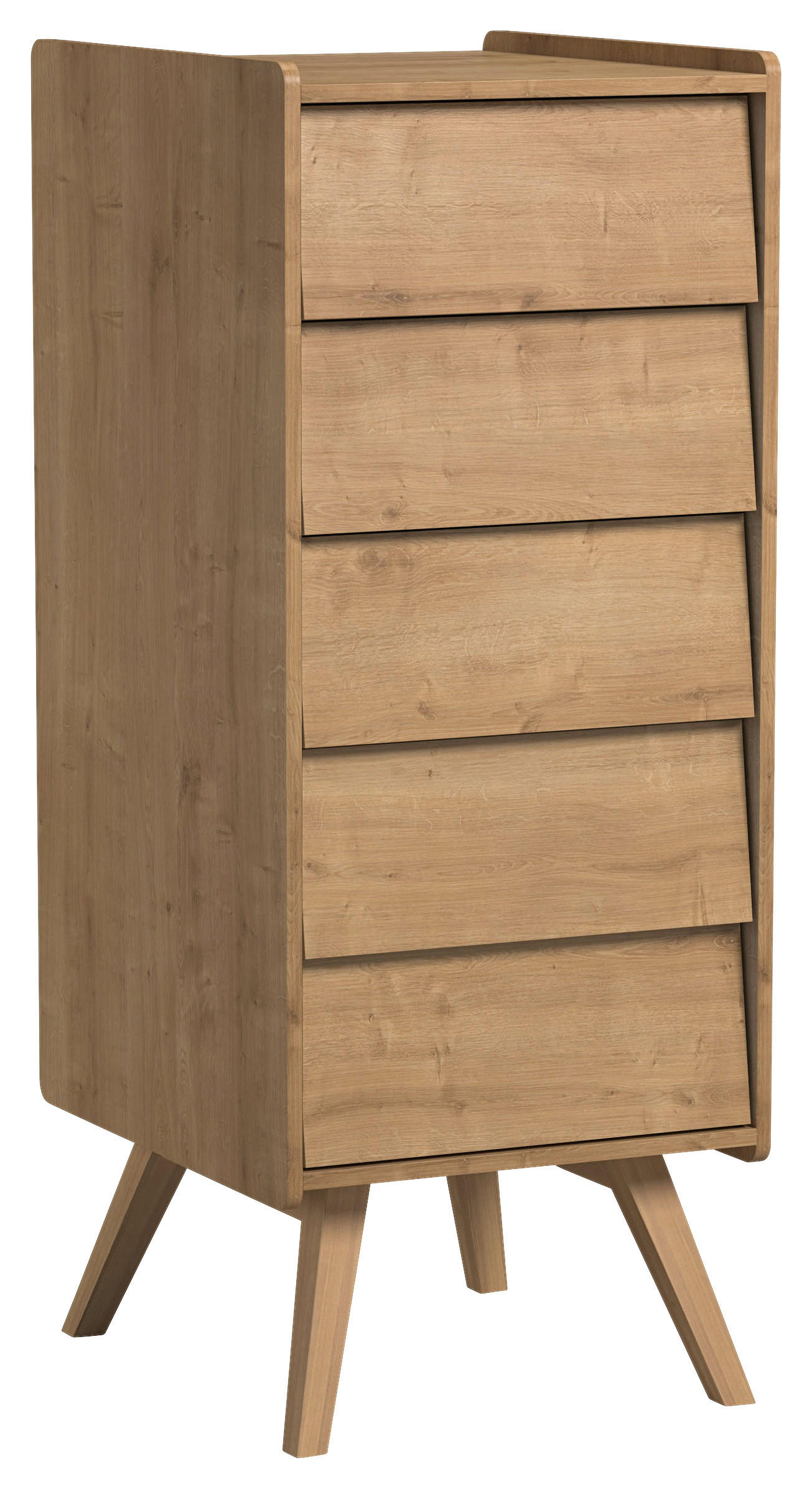 KOMMODE 50,3/127,7/40,4 cm  in Eichefarben  - Eichefarben, MODERN, Holz/Holzwerkstoff (50,3/127,7/40,4cm) - MID.YOU