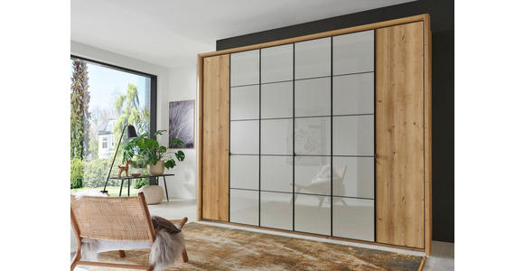 PASSEPARTOUTRAHMEN QUITO - Eiche Bianco, MODERN, Holzwerkstoff (306/220/12cm) - Novel