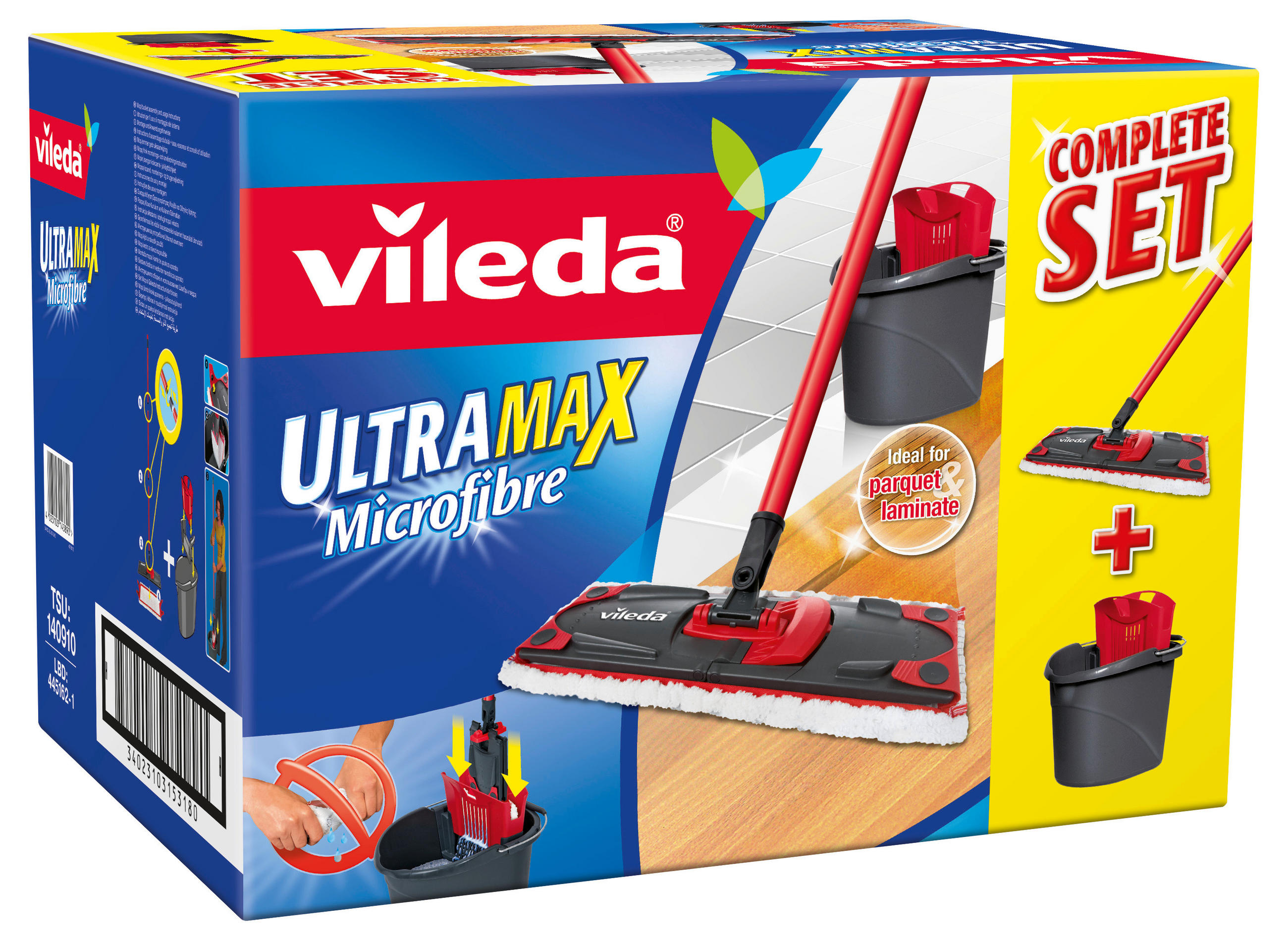 SADA NA ČISTENIE PODLÁH - Basics (45/30/29cm) - Vileda