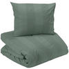 PÅSLAKANSET satin 150/210 cm  - grön, Basics, textil (150/210cm)