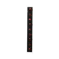 CHRISTBAUMKUGEL-SET  - Rot, Basics, Glas (3/3/3cm)