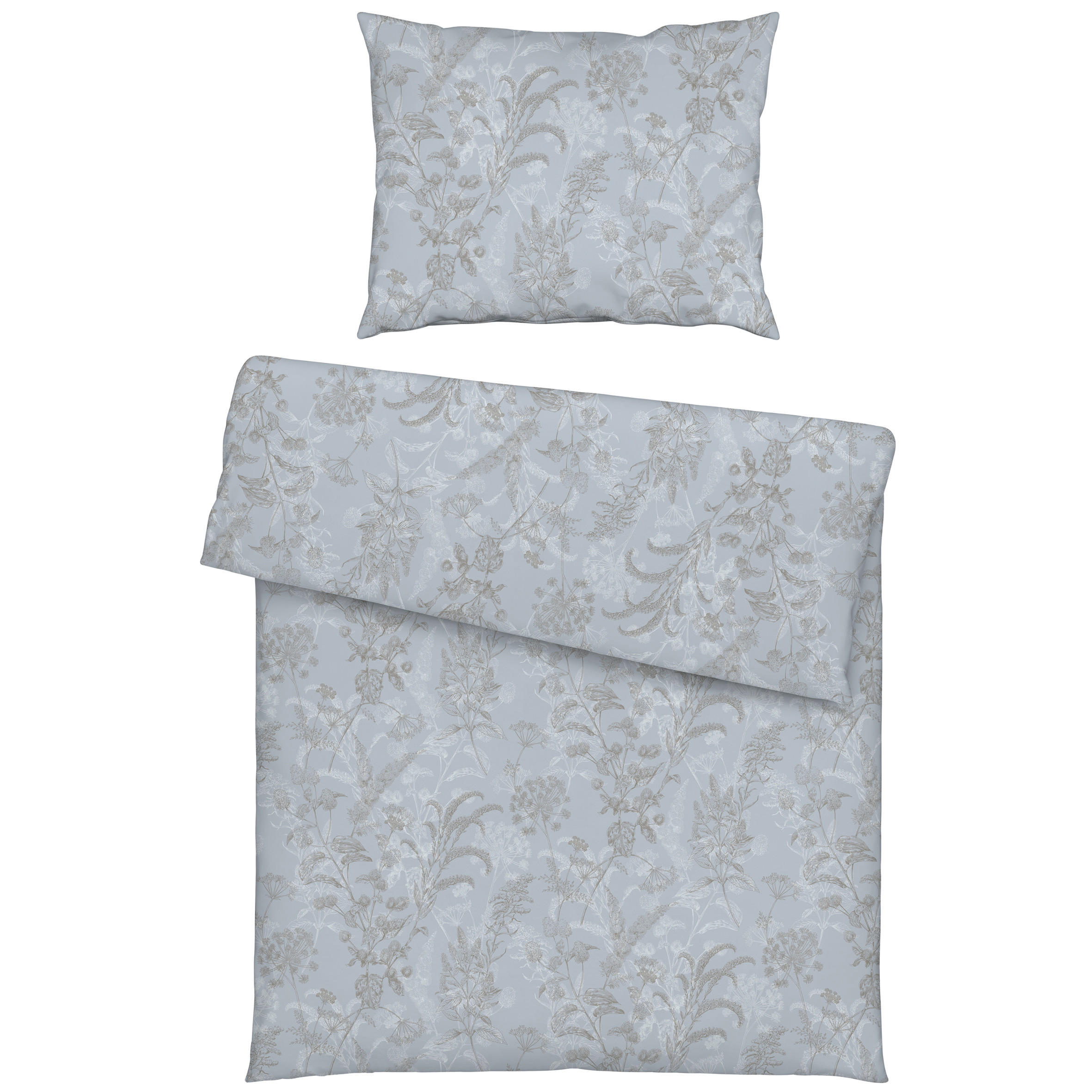 BETTWÄSCHE Exquisit Satin 140/200 cm  - Weiß, Design, Textil (140/200cm) - Estella