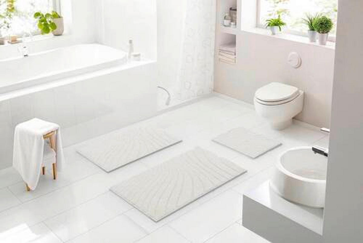 BADEMATTE Naturfarben 70/120 cm  - Naturfarben, Basics, Kunststoff/Textil (70/120cm) - Grund