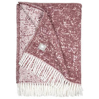 PLAID MR-EASE 140/200 cm  - Bordeaux/Dunkelrosa, Design, Textil (140/200cm) - Musterring