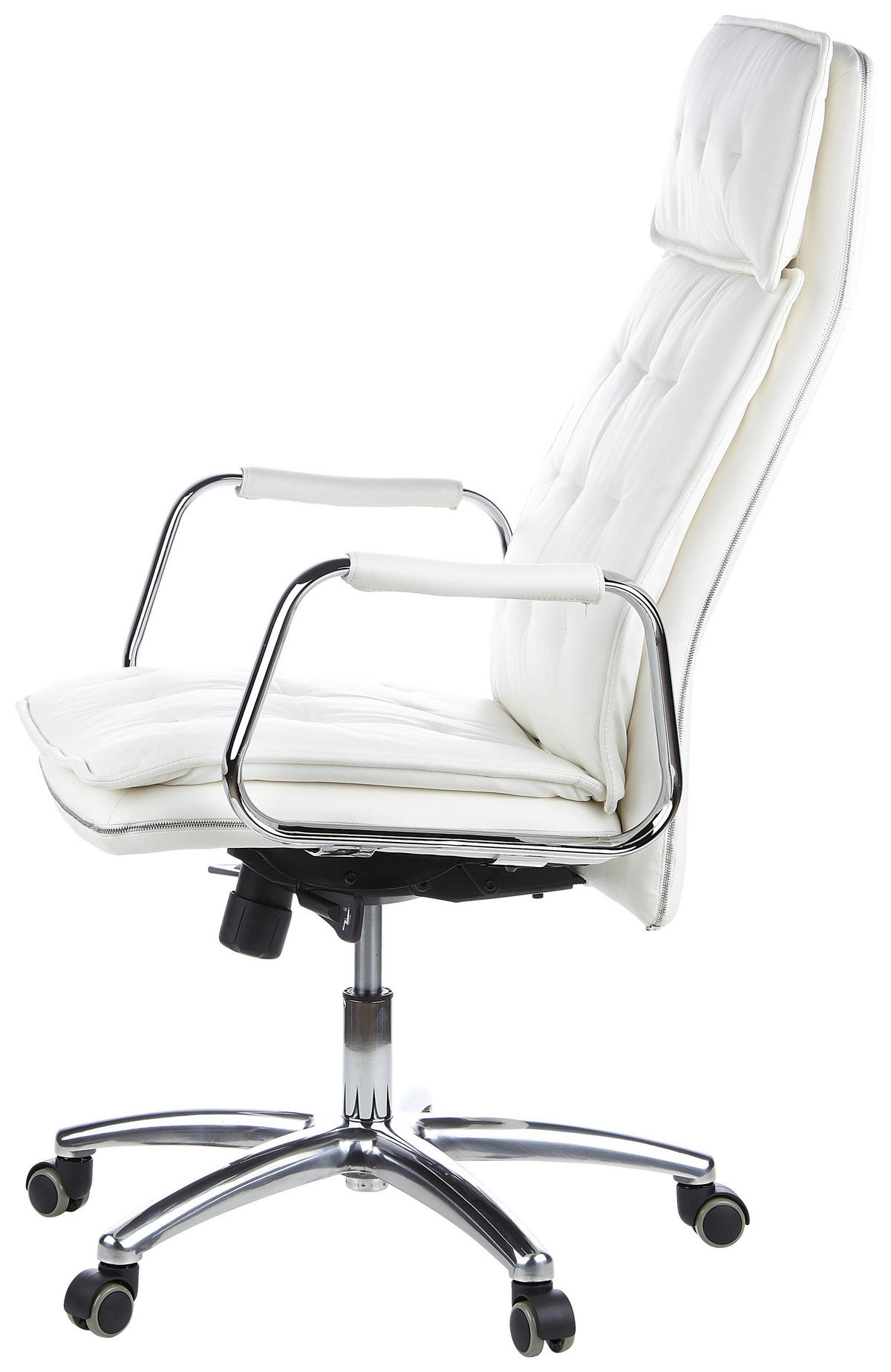 CHEFSESSEL Creme  - Creme, Basics, Leder/Kunststoff (60/130/48cm) - MID.YOU