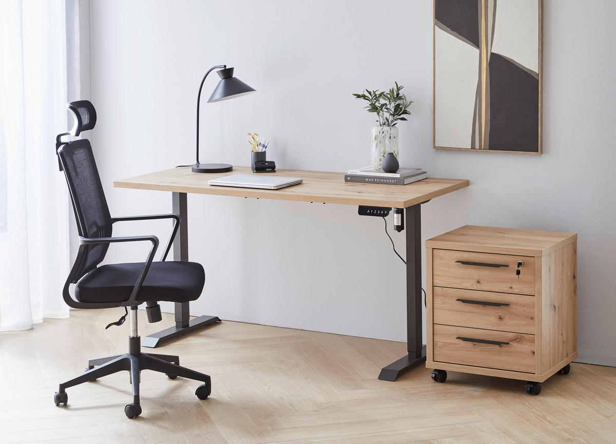 SCHREIBTISCHPLATTE 150/69/3 cm  in Eiche Artisan  - Eiche Artisan, Design, Holzwerkstoff (150/69/3cm) - Carryhome