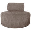 SESSEL in Struktur Hellbraun  - Hellbraun/Schwarz, Basics, Textil/Metall (88/70/88cm) - Livetastic