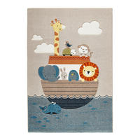 KINDERTEPPICH 120/170 cm Arche Noah Tier  - Multicolor, Trend, Textil (120/170cm) - Ben'n'jen