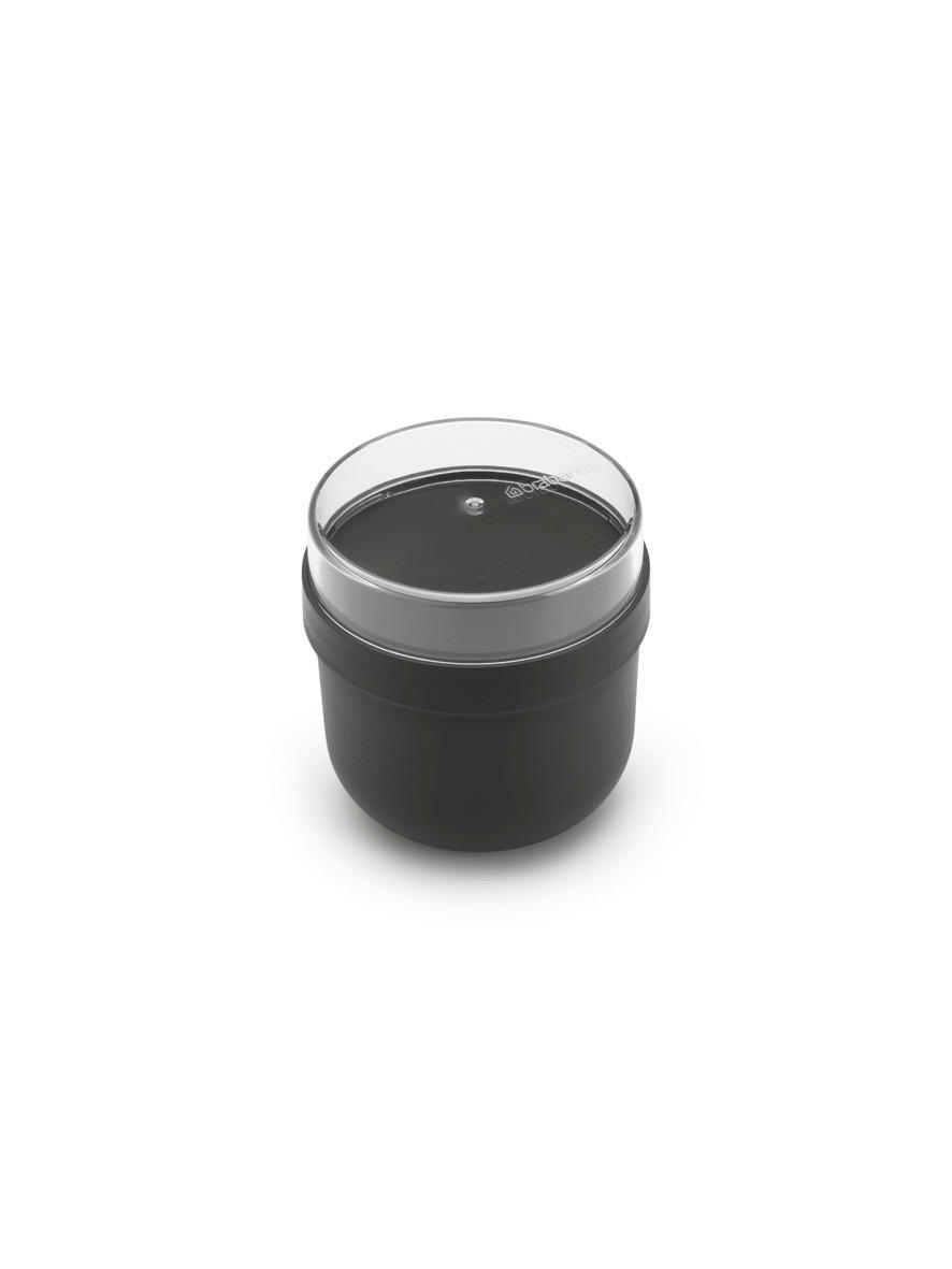 KRABIČKA NA OBĚD plast  0,5 l - tmavě šedá, Basics, plast (0,5l) - Brabantia