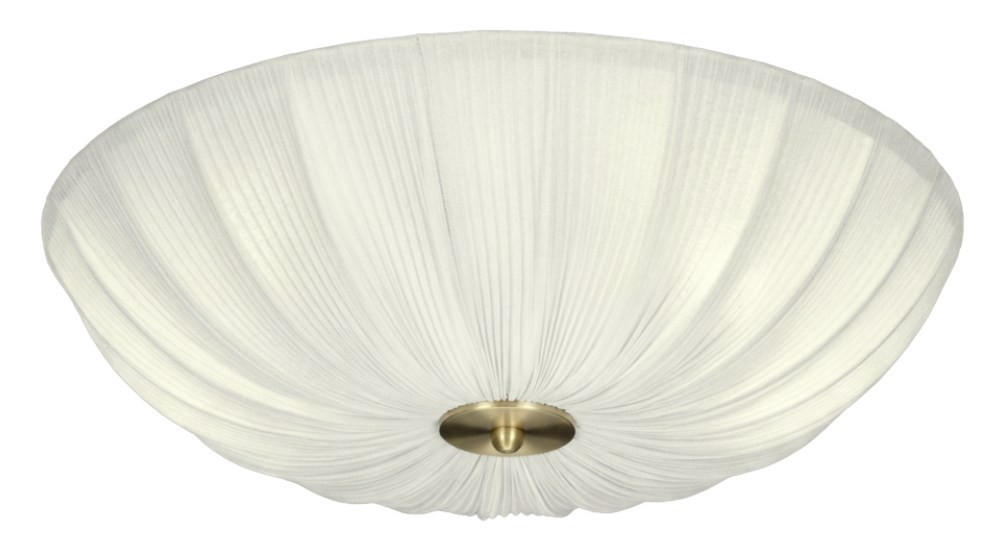 Plafond Aneta Aneta  - vit, Klassisk, metall/textil (55/12,5/55cm) - Best Price