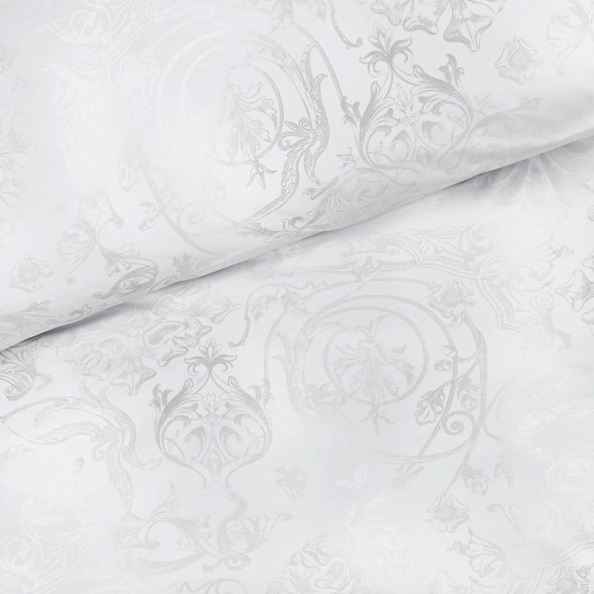 BETTWÄSCHESET 2-teilig Interlock-Jersey 160/210 cm  - Silberfarben, Konventionell, Textil (160/210cm) - Estella