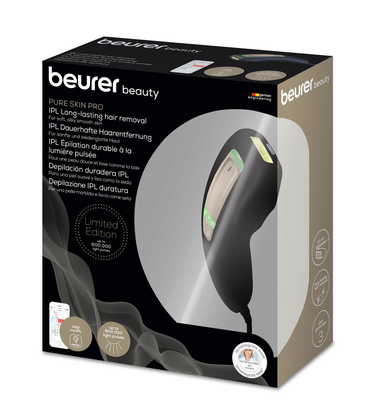 EPILIERER - Schwarz, Basics (17.6/21.9/8cm) - Beurer