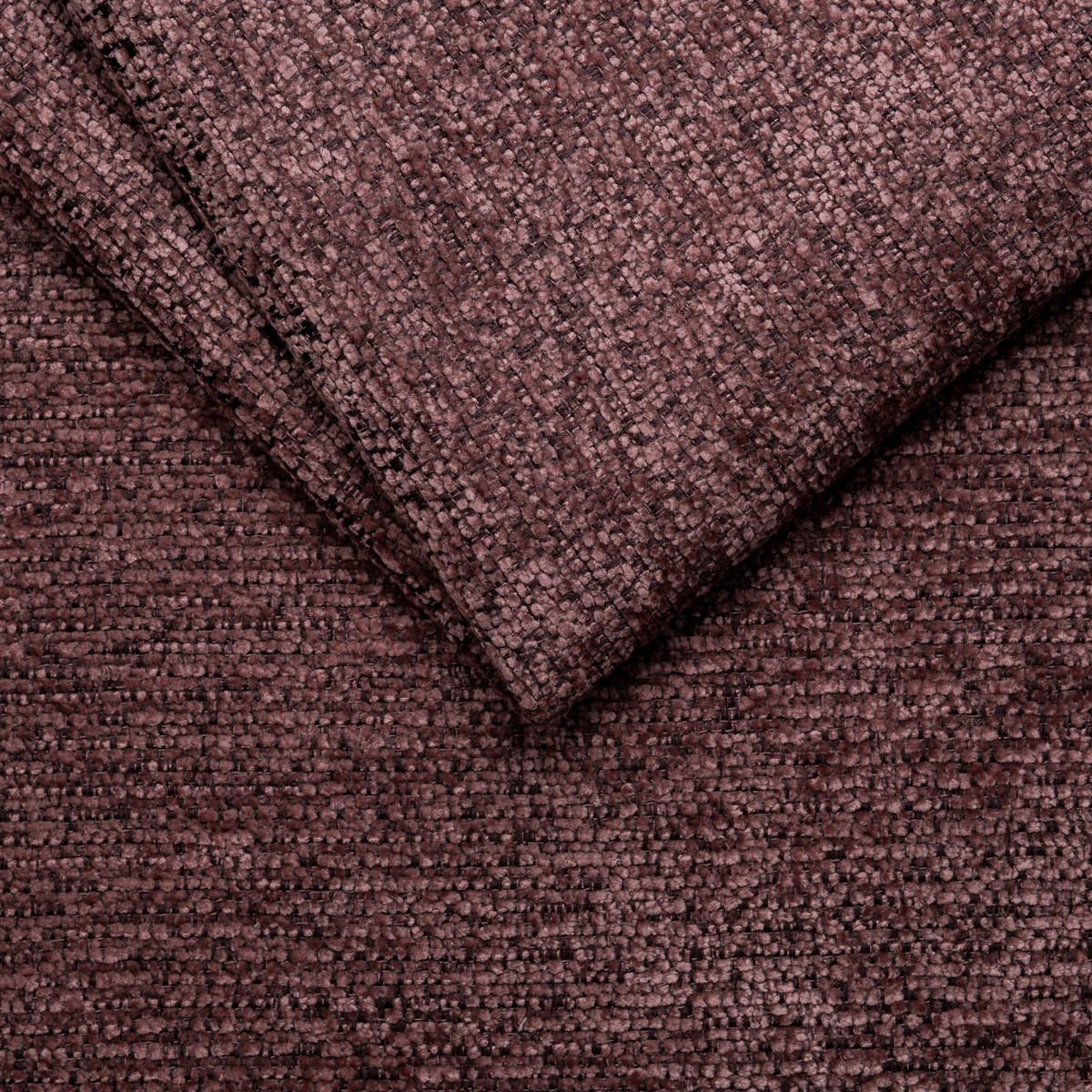 SCHLAFSESSEL Chenille Beere Liegefunktion Rücken echt  inkl.  - Beere/Schwarz, MODERN, Kunststoff/Textil (101/87/101cm) - Milino