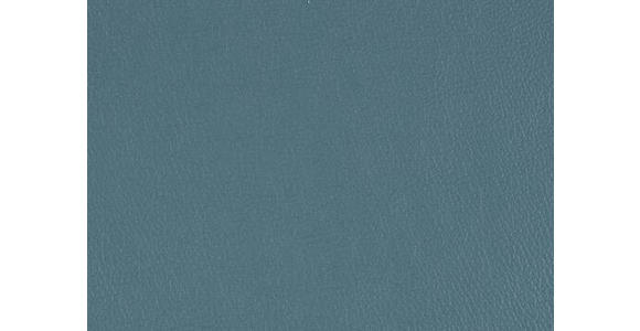 ECKSOFA in Echtleder Blau  - Blau/Schwarz, Design, Leder/Metall (305/224cm) - Dieter Knoll