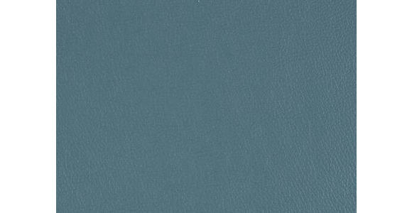 ECKSOFA in Echtleder Blau 305/224 cm - Blau/Schwarz, Design, Leder/Metall (305/224cm) - Dieter Knoll