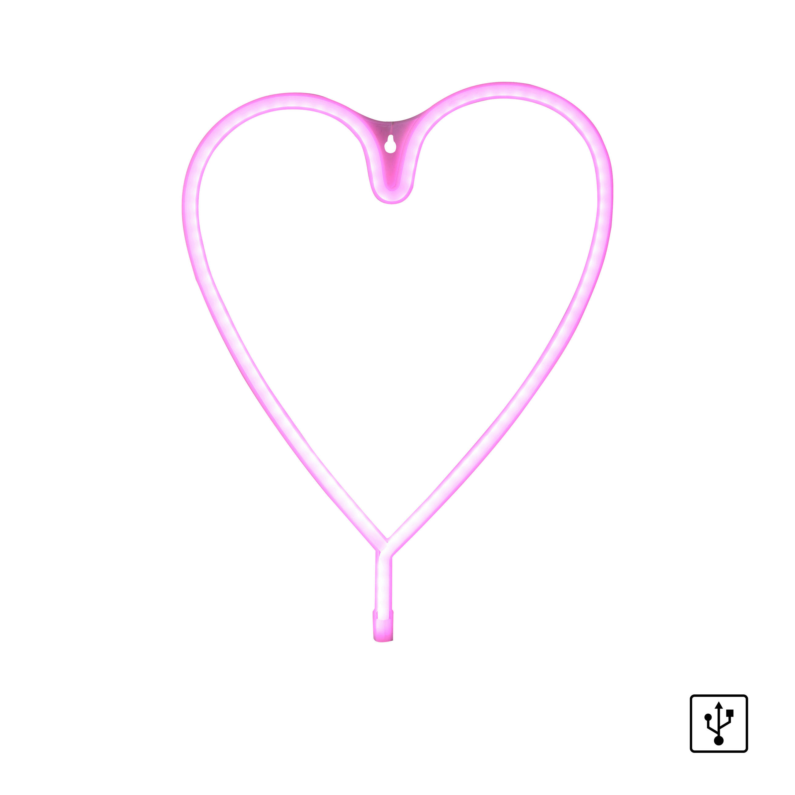 DEKORAČNÍ LED SVÍTIDLO - pink, Basics, plast (29/2/38cm)