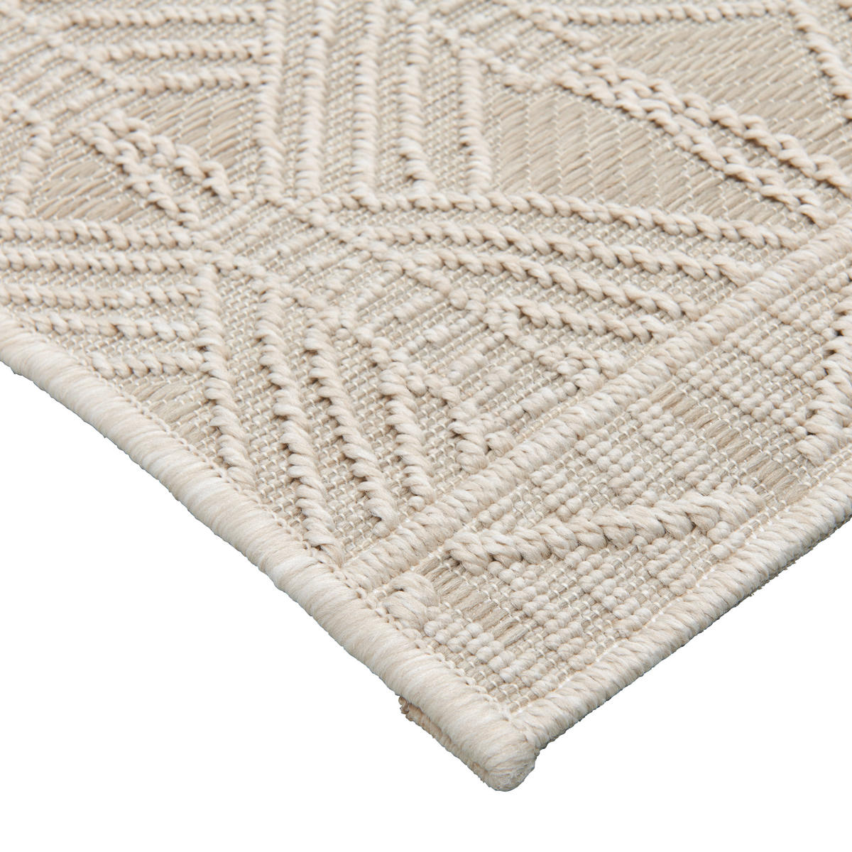 UTOMHUSMATTA 200/290 cm Anja  - beige, Romantik / Lanthus, textil (200/290cm) - Novel