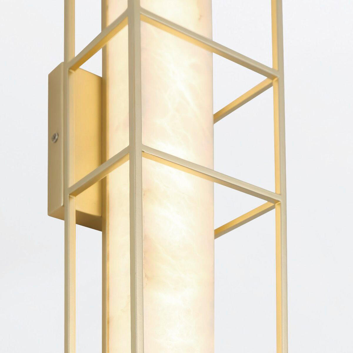 LED-WANDLEUCHTE - Goldfarben, Konventionell, Glas/Metall (61/12,7/11,5cm) - Elstead Lighting