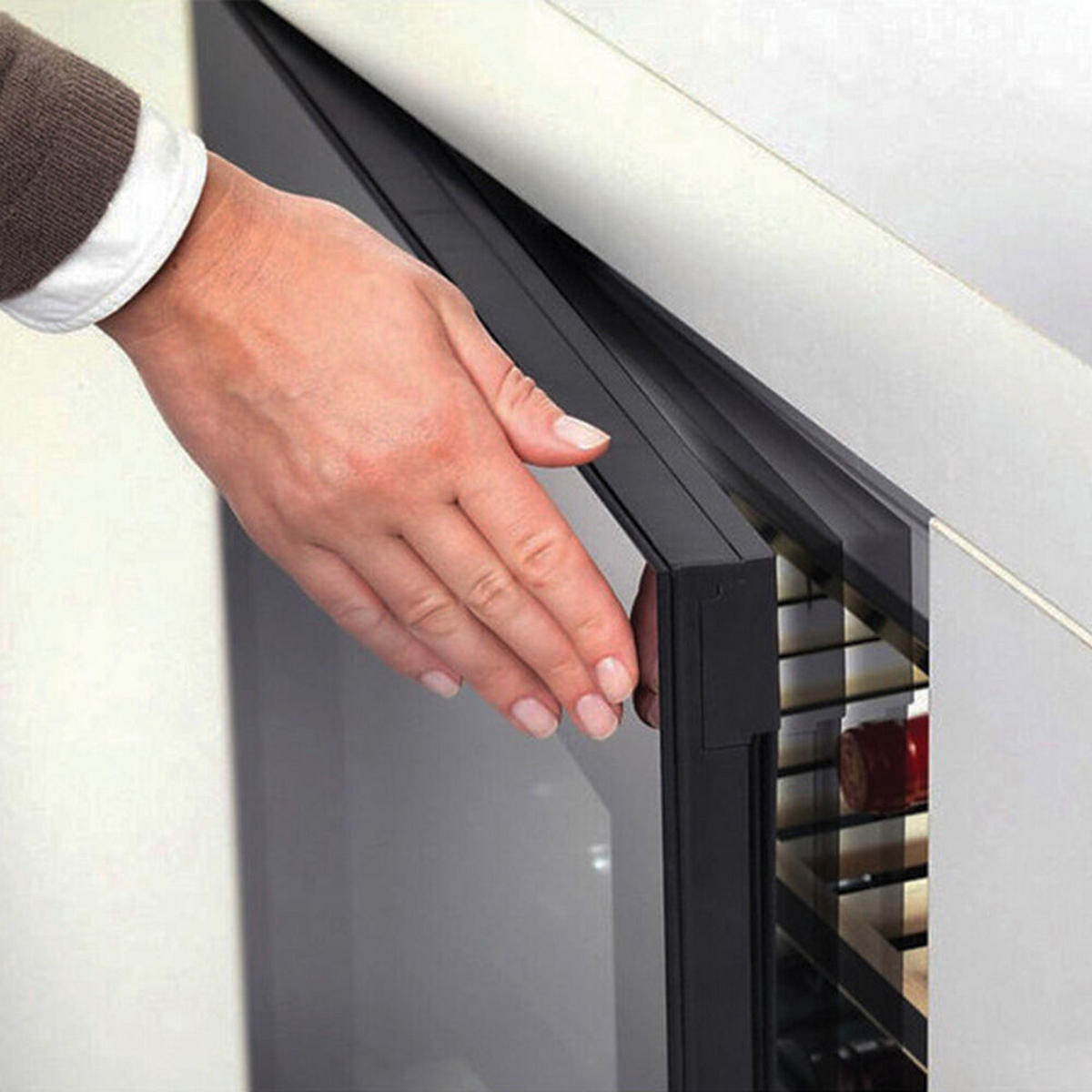 WEINKÜHLSCHRANK DVN-32.85DB.TO  - Schwarz, Basics, Glas/Holz (59/71,5/59cm)