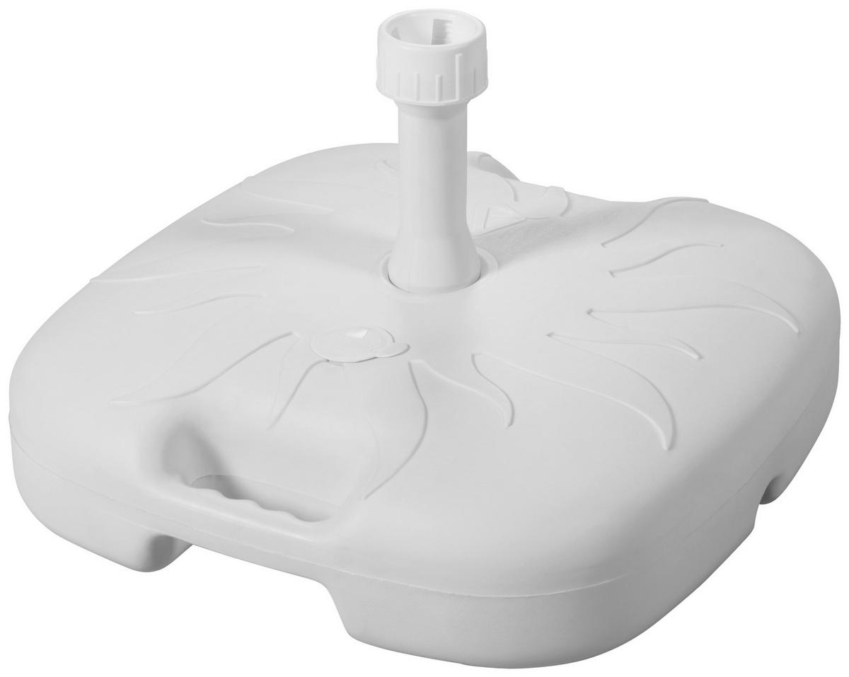 SONNENSCHIRMSTÄNDER Weiß  - Weiß, Basics, Kunststoff (46/14/45cm) - Doppler