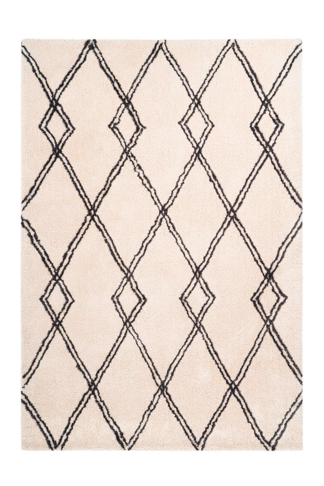 HOCHFLORTEPPICH 200/290 cm Orlando 125 Elfenbein Creme  - Creme, KONVENTIONELL, Textil (200/290cm)
