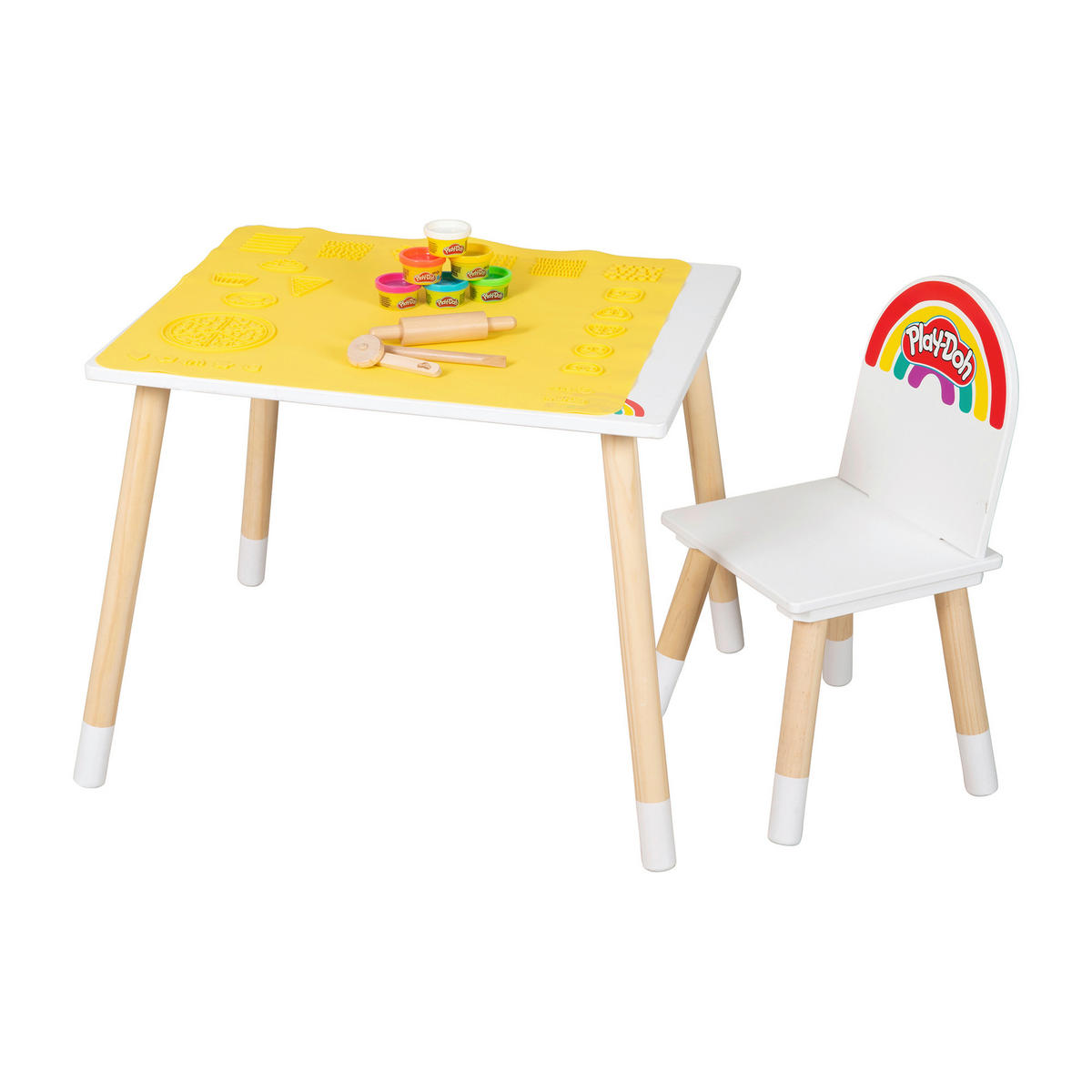 KINDERSITZGRUPPE - Multicolor, Basics, Naturmaterialien/Holz - Roba