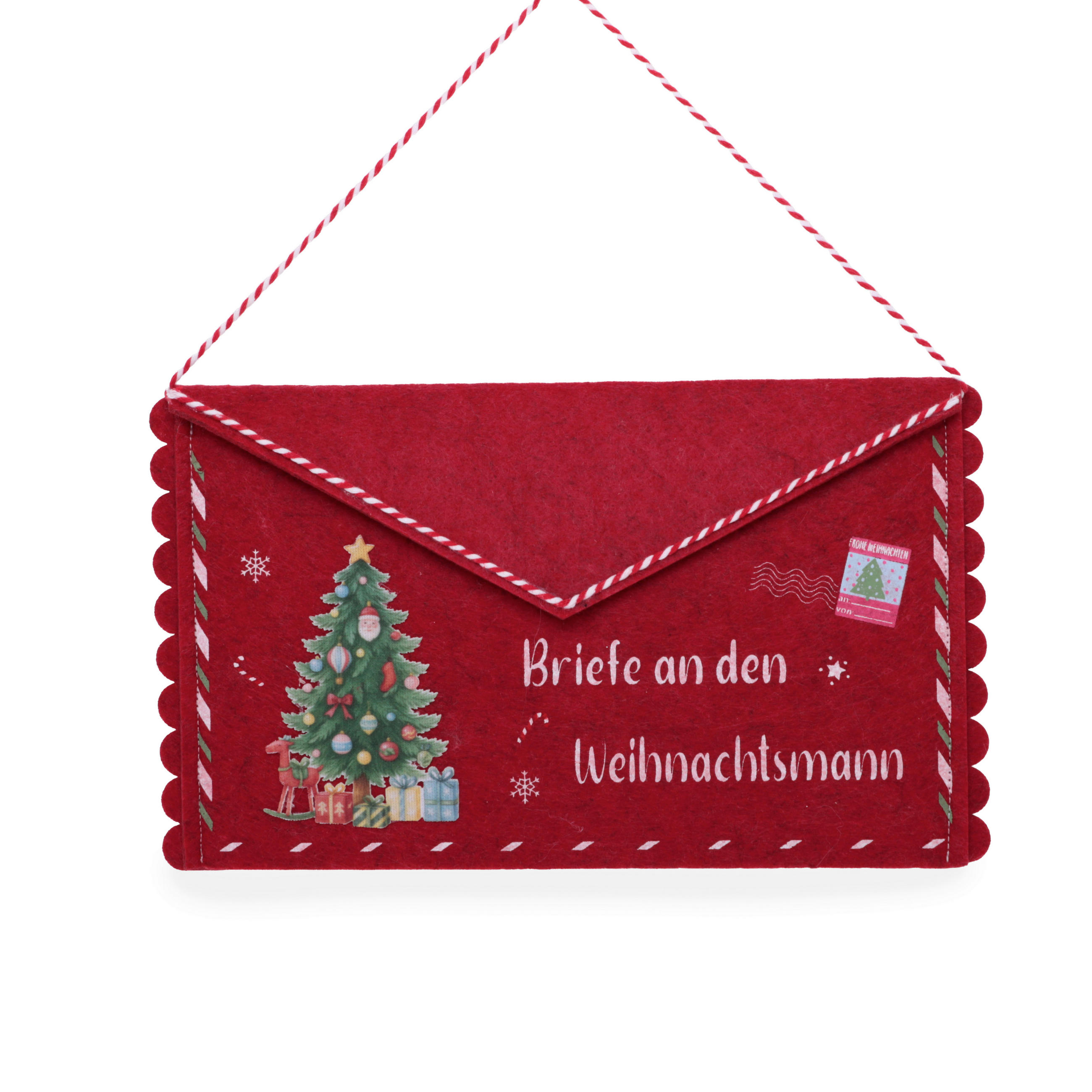 DEKOSCHILD Rot  - Rot, Basics, Textil (27/1/16cm)