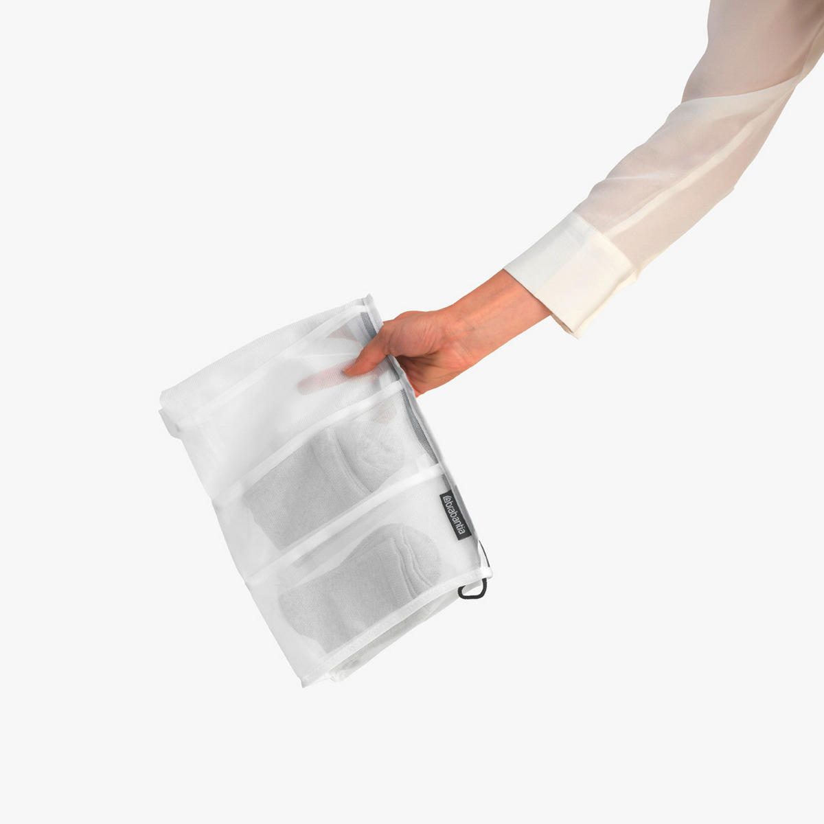 WÄSCHENETZ  - Weiss, Basics, Kunststoff (42/22/1cm) - Brabantia