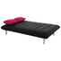 SCHLAFSOFA Webstoff Anthrazit - Chromfarben/Anthrazit, Design, Textil/Metall (188/85/100cm) - Carryhome