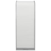 AKTENSCHRANK Weiß, Hellgrau  - Hellgrau/Weiß, MODERN, Holzwerkstoff/Kunststoff (69/192/44cm) - Livetastic