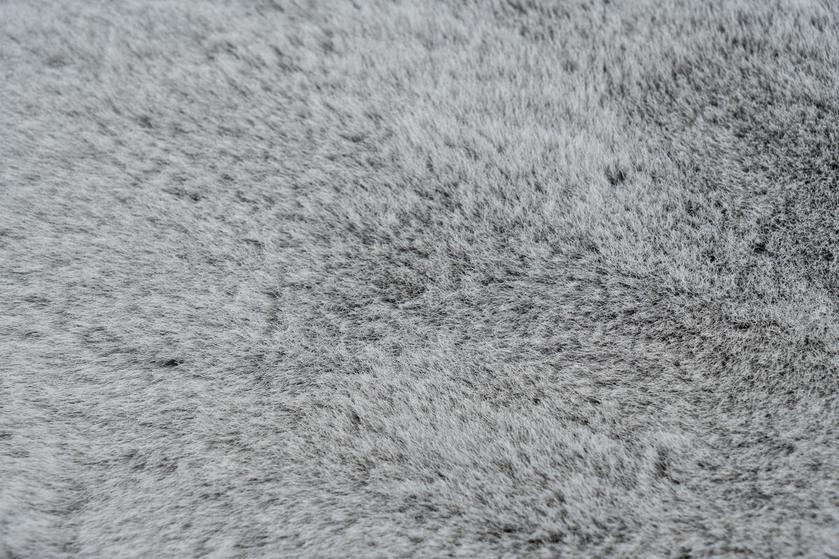 FELLTEPPICH 60/90 cm My Infinity  - Grau, Design, Textil (60/90cm) - Obsession