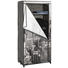 STOFFSCHRANK Metall, Textil - Grau, Basics, Textil/Metall (72/160/45cm) STOFFSCHRANK Metall, Textil - Grau, Basics, Textil/Metall (72/160/45cm)