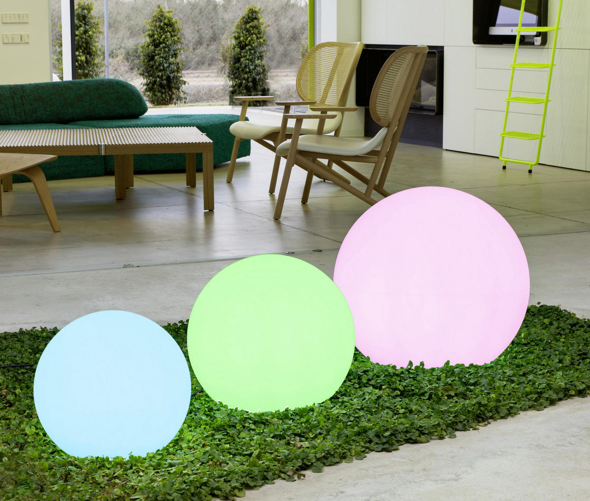 SOLARLEUCHTE BULY 40 cm  - Transparent/Weiß, KONVENTIONELL, Kunststoff (40cm) - New Garden