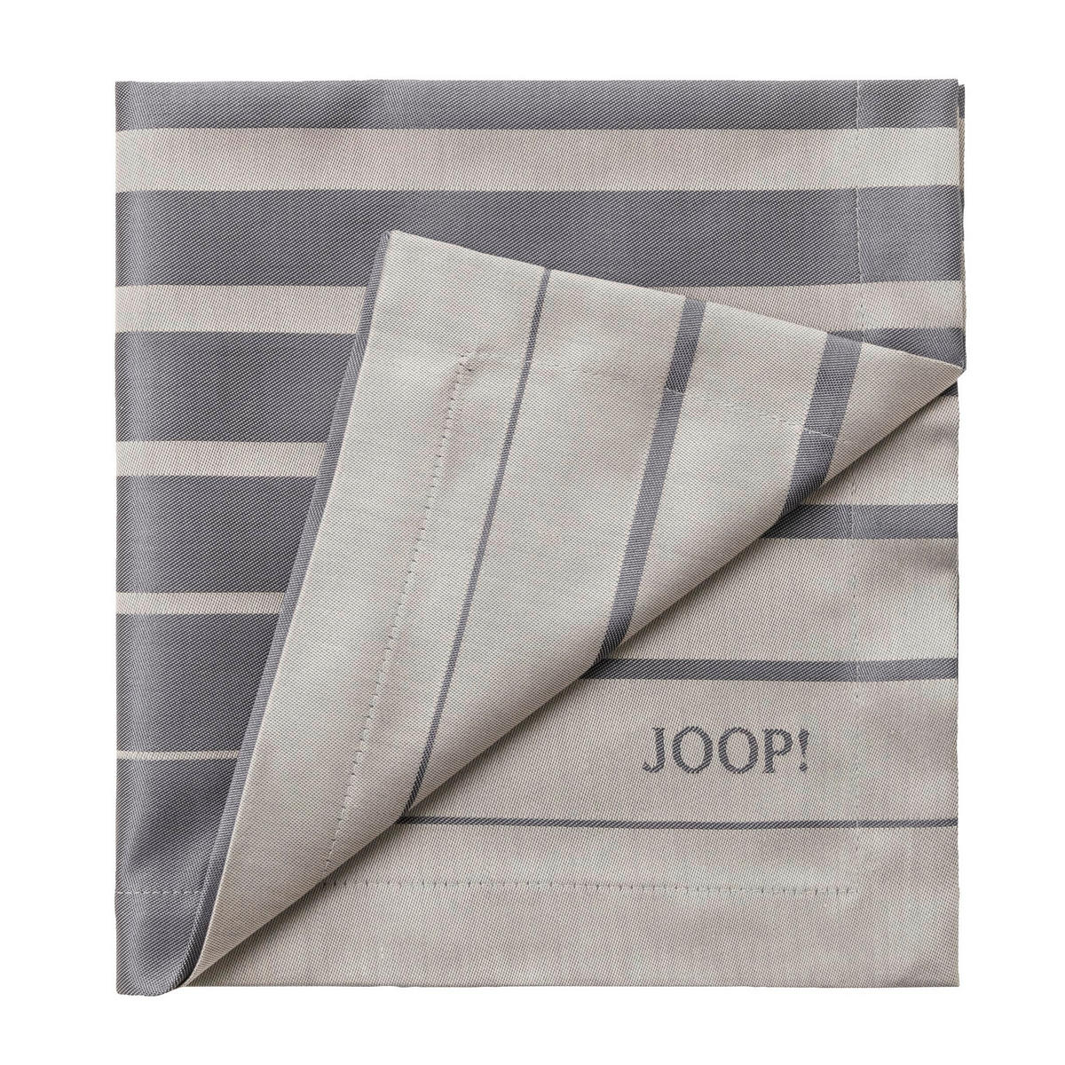 Serviette, 2er-Set 50/50 cm   - Grau, Basics, Textil (50/50cm) - Joop!