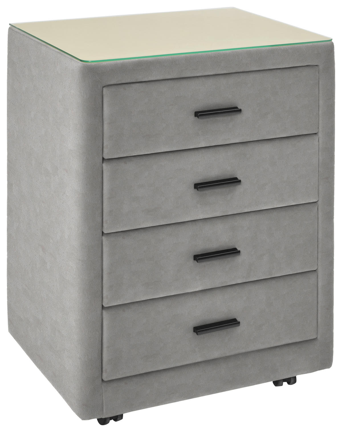BOXSPRINGBETT 180/200 cm  in Grau  - Schwarz/Grau, Konventionell, Textil/Metall (180/200cm) - Dieter Knoll