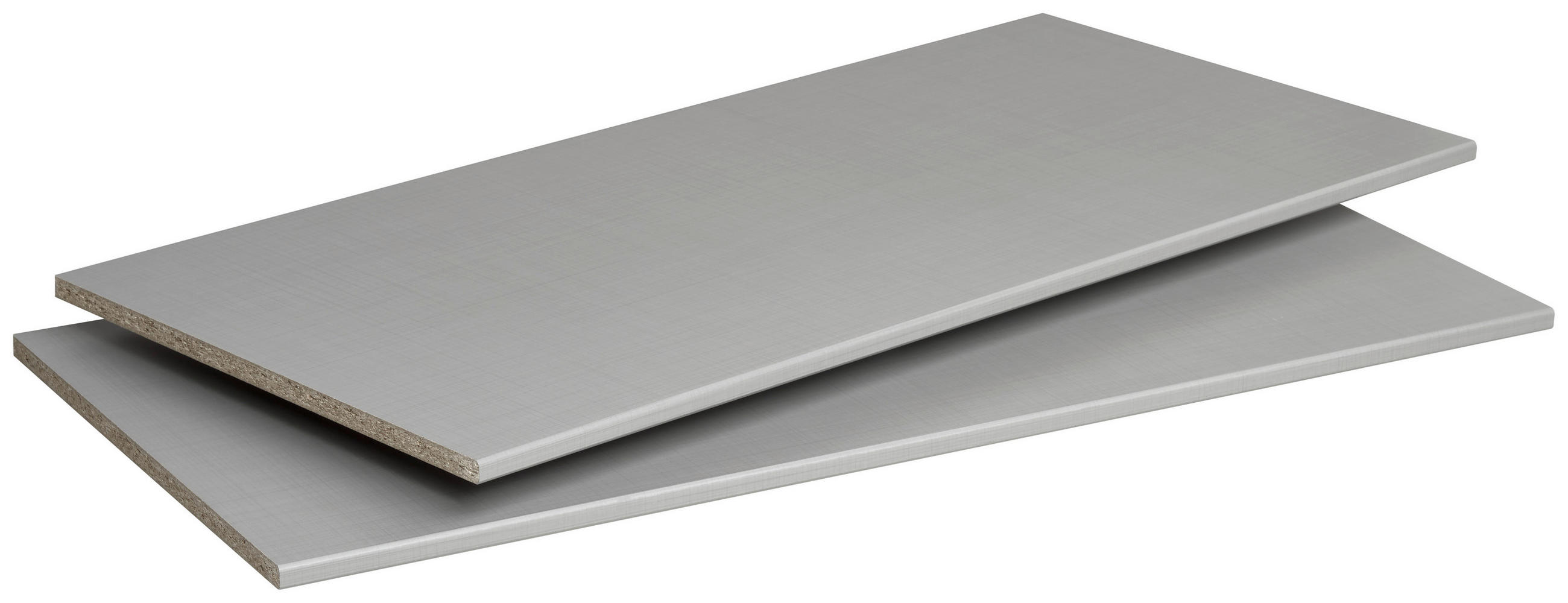 EINLEGEBODENSET 96,4/2/50 cm,  in Grau  - Grau, MODERN, Holzwerkstoff (96,4/2/50cm) - MID.YOU