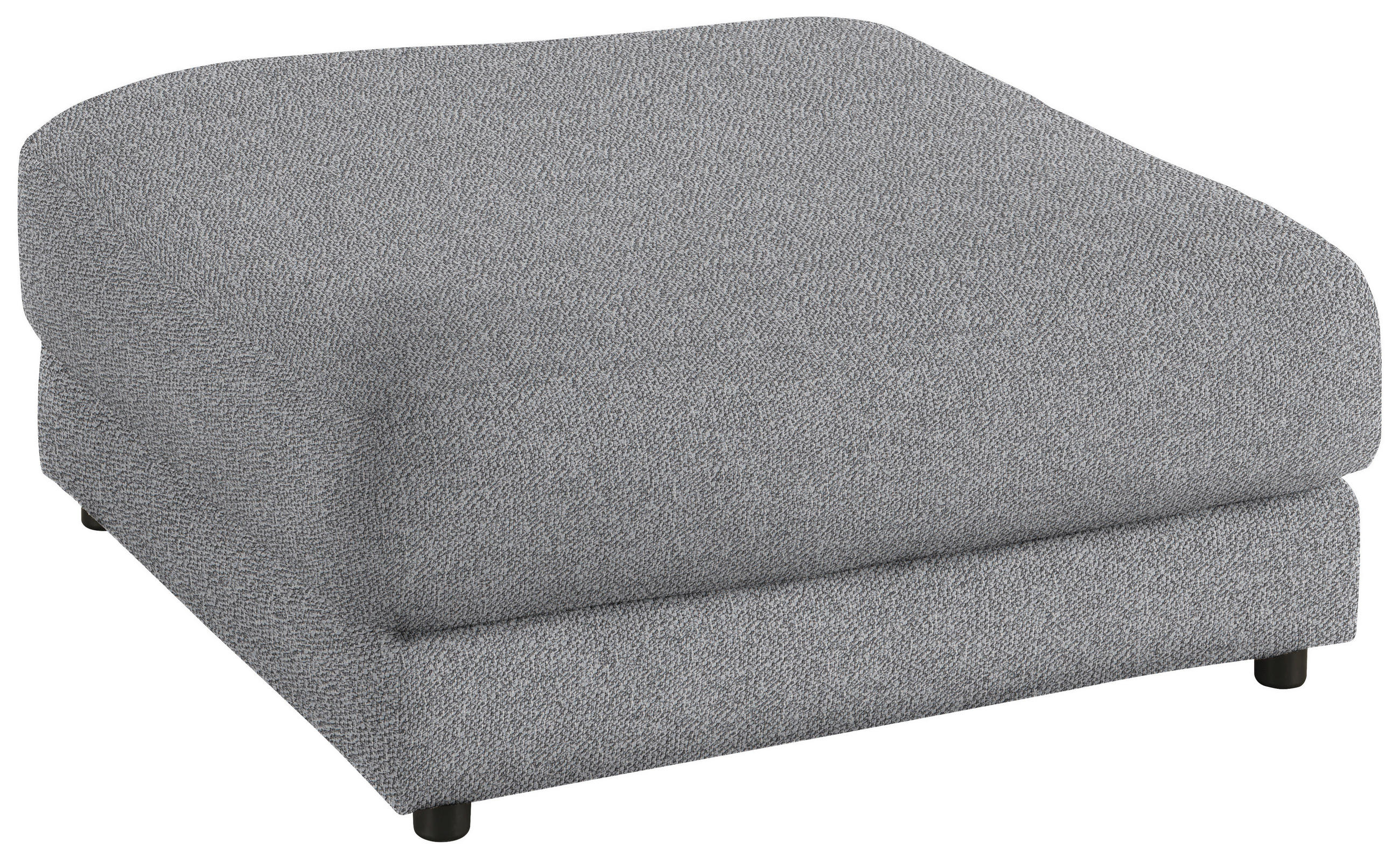 HOCKER in Textil Grau  - Schwarz/Grau, Design, Kunststoff/Textil (100/86/100cm) - Lomoco