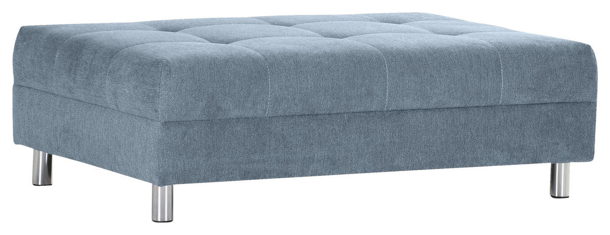 PALL i textil blå  - kromfärg/blå, Design, textil/plast (125/41/82cm) - MID.YOU