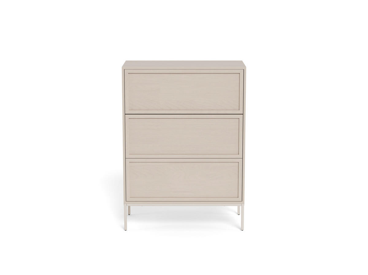 KOMMODE PALMDALE, 80/110/40 cm, 3 Schublade(n)  - Grau, Design, Holzwerkstoff/Metall (80/110/40cm) - MID.YOU